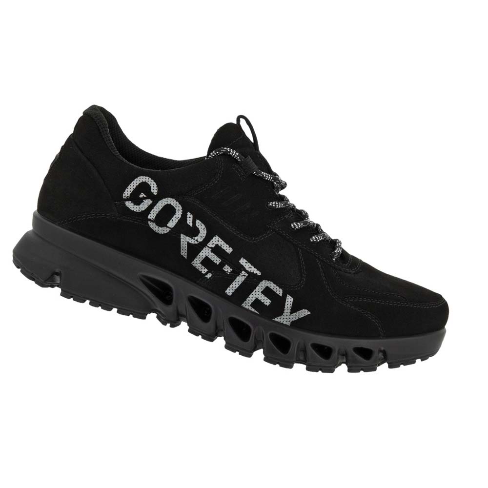 Ecco Multi-vent Gore-tex Sneakers Herr Svarta | SE 619KOR